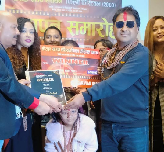 सुवेदीको ‘सतिदेवी’लाई सर्वोत्कृष्ट फिल्मको उपाधि