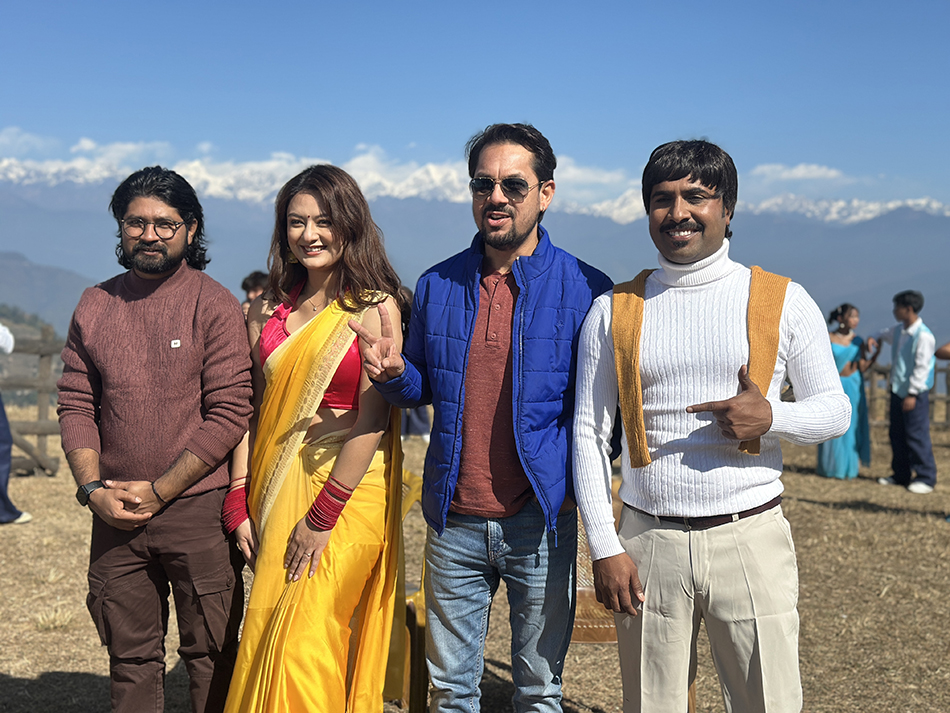‘मालती मङ्गले’को गीतमा रोमान्टिक देखिए विजय र वर्षा